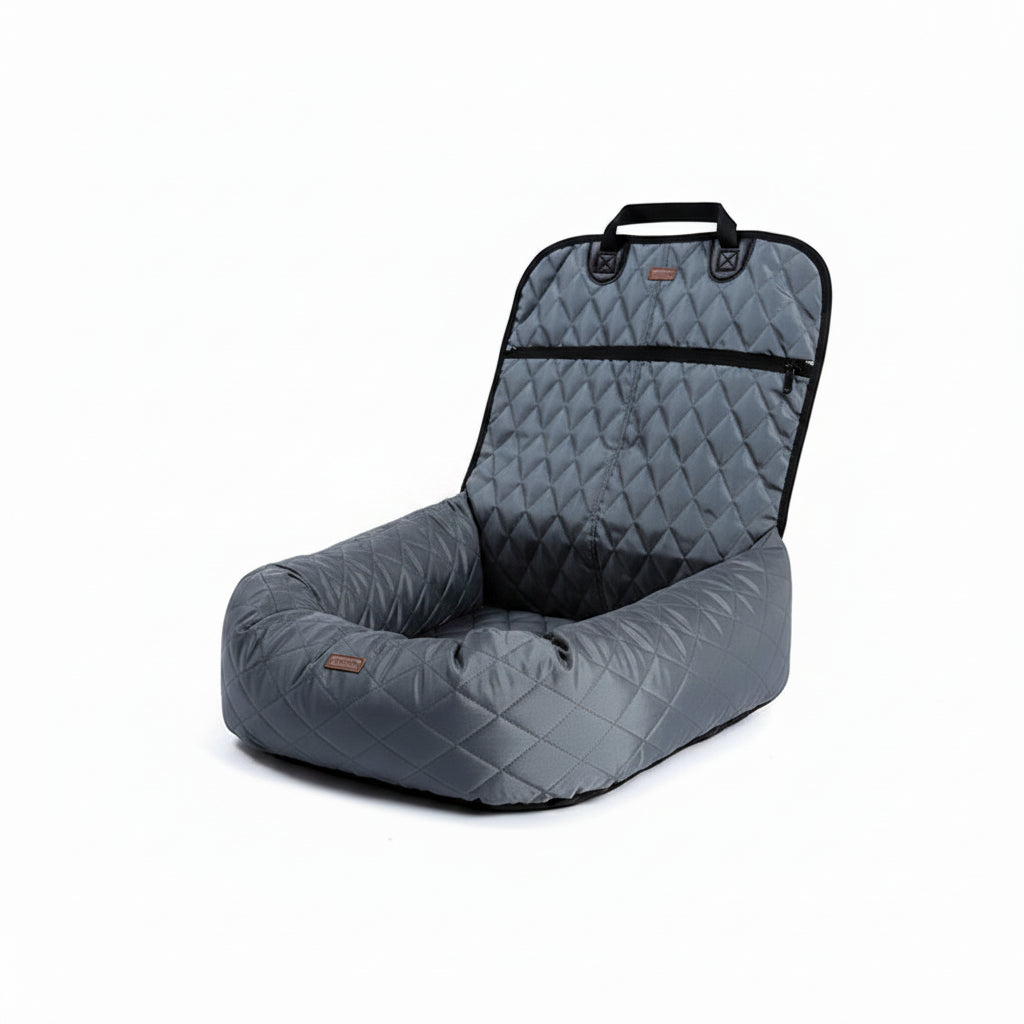Multifunctional Pet Car Bed with Thick Cushion