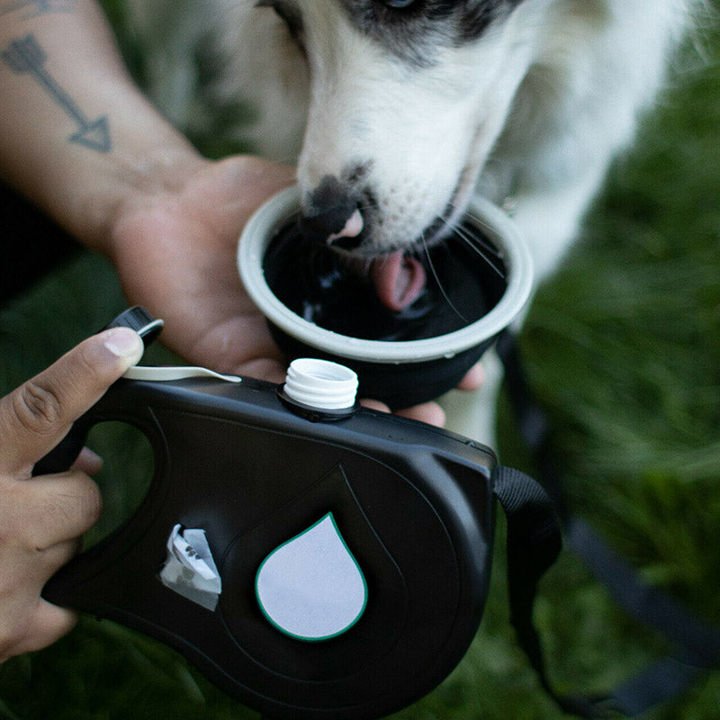 2-in-1 Dog Leash with Water Bottle