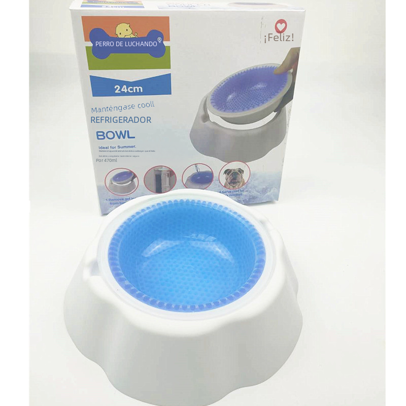 Summer Cooling Pet Bowl