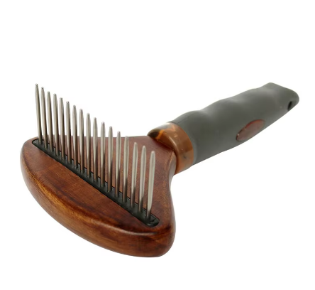 Pawsitive Living Wooden Grooming Rake